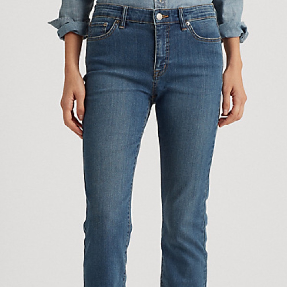 LRL Lauren Jeans Co. Ralph Lauren  | Premier Straight Jeans | Women's Size 8